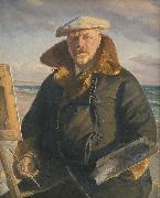 Michael Ancher Self portrait oil painting on canvas